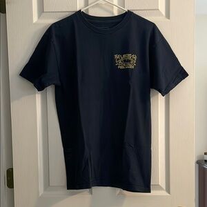 Vans Black Tee with Gold Graphic